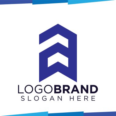 mektup logo simge vektör şablonu