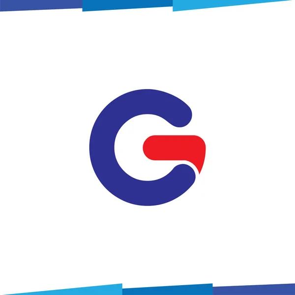 Шаблон вектора значка G Letter Logo — стоковый вектор