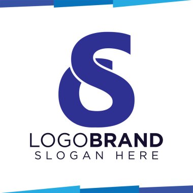 Cs İlk Harf logosu vektör şablonu