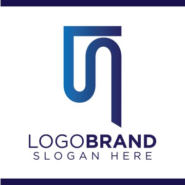 Klip Logo Vektör şablonu