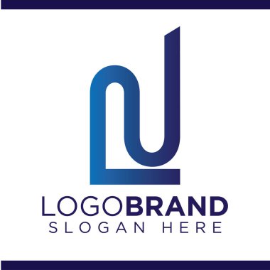 N Harfi Logo Vektör şablonu