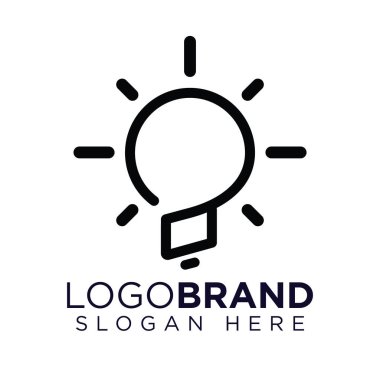 Yaratıcı ampul Logo vektörü ile O Mektup