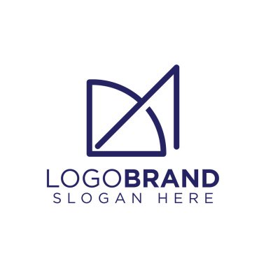 Da İlk Harf Okçuluk Logo Vektör