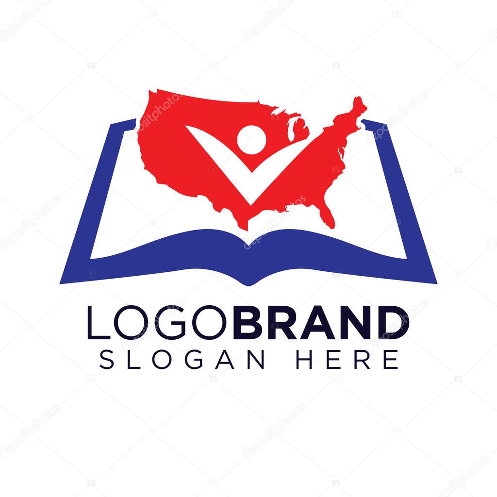 American Education Logo template