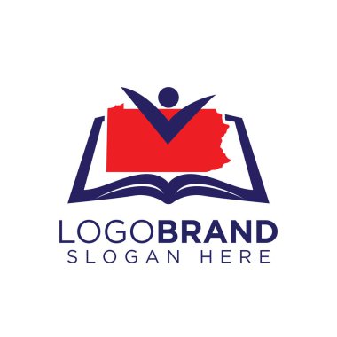 Kansas Eğitim logo şablonu