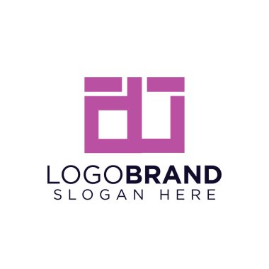 du Initial Letter küçük Bağlantılı logo