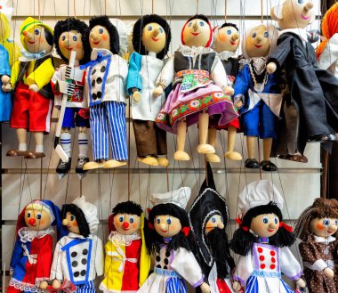 Prag, boncuk oyuncaklar, tabak geleneksel Hatıra Eşyası