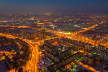 Sabah şehir escho fener ışıkları