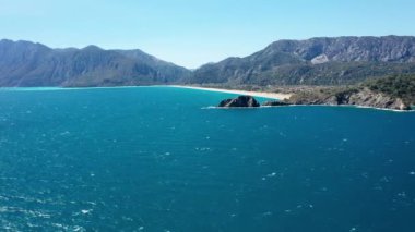 Türkiye Akdeniz Dağları 'ndan fotoğraf hava