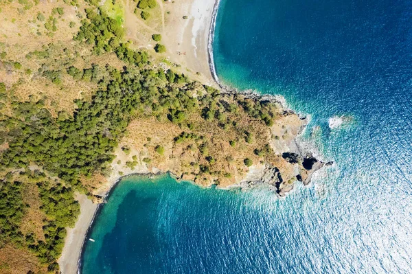 Panoráma a hegyre át a kas Rivera, túrázás fel Lycian ösvény hegy Kas — Stock Fotó