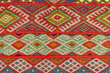 Afiş kümesi dokular berber geleneksel yün halı geometrik desenli Fas, Afrika ile