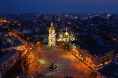 Ayasofya Katedrali, Kiev Sophia Meydanı'nda, Ukrayna.