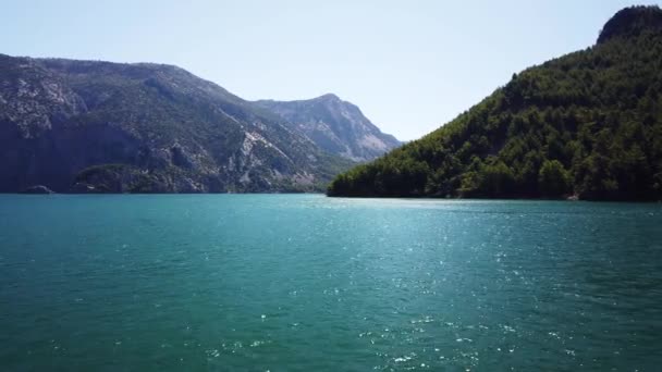 Oymapinar, Turcja-Zielony Kanion w rejonie Oymapinar dam, Antalya, Turcja — Wideo stockowe