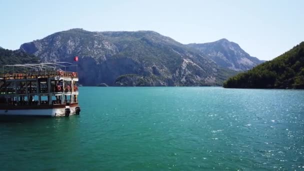 Oymapinar, Turquía - Cañón Verde en el área de presa de Oymapinar, Antalya, Turquía — Vídeo de stock