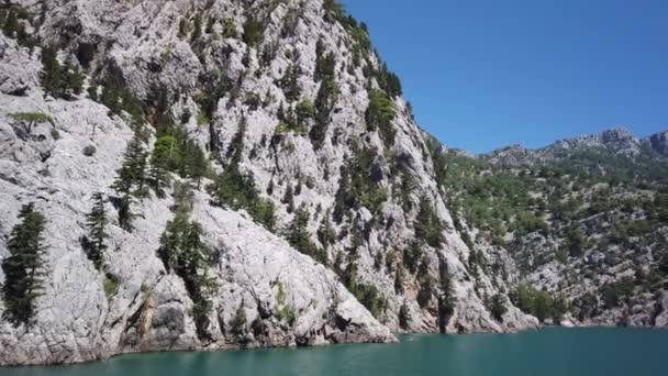 오이마피나르, 터키 - 오이마피나르 댐 지역의 그린 캐년, 안탈리아, 터키 — 비디오