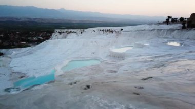 Havuzlar ve Traverten oluşumları pamukkale, Türkiye'nin su
