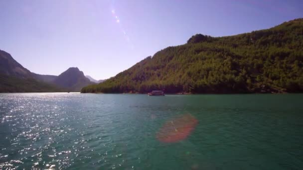 Oymapinar, Turquia - Green Canyon na área da barragem de Oymapinar, Antalya, Turquia — Vídeo de Stock