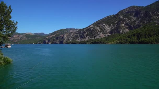 Oymapinar, Turquía - Cañón Verde en el área de presa de Oymapinar, Antalya, Turquía — Vídeo de stock