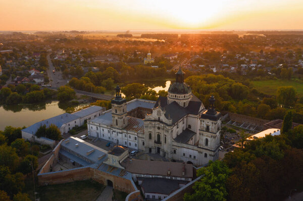 The monastery of barefoot Carmelites in Berdichev. View from above