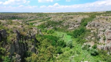 Aktovsky Kanyonu Ukrayna, en güzel yerlerden biri.