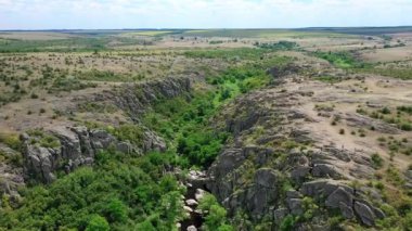 Aktovsky Kanyonu Ukrayna, en güzel yerlerden biri.