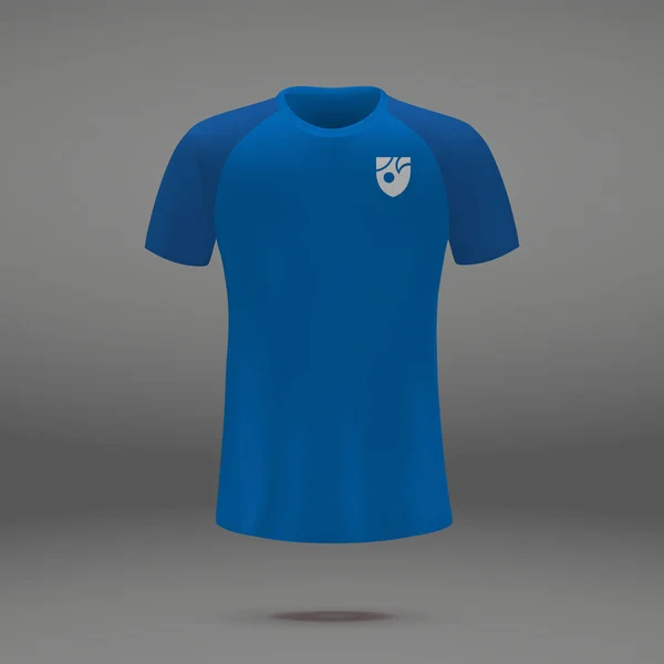 Fußball Kit Von Thailand 2018 Shirt Vorlage Für Fußballtrikots Vektorillustration — Stockvektor