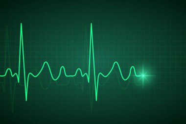 EKG kalp darbe ile sağlık tıbbi geçmişi