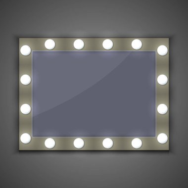 Ayna ampul ile makyaj