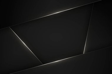 Siyah modern vektör arka plan. Soyut teknoloji tasarım