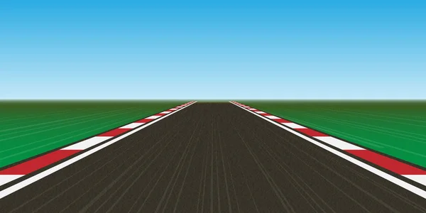 Racecircuit Weg Snelweg Vectorillustratie — Stockvector