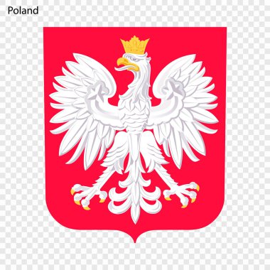 Polonya sembolü. Ulusal amblemi