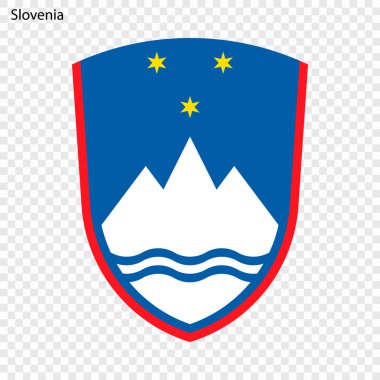 Slovenya sembolü. Ulusal amblemi