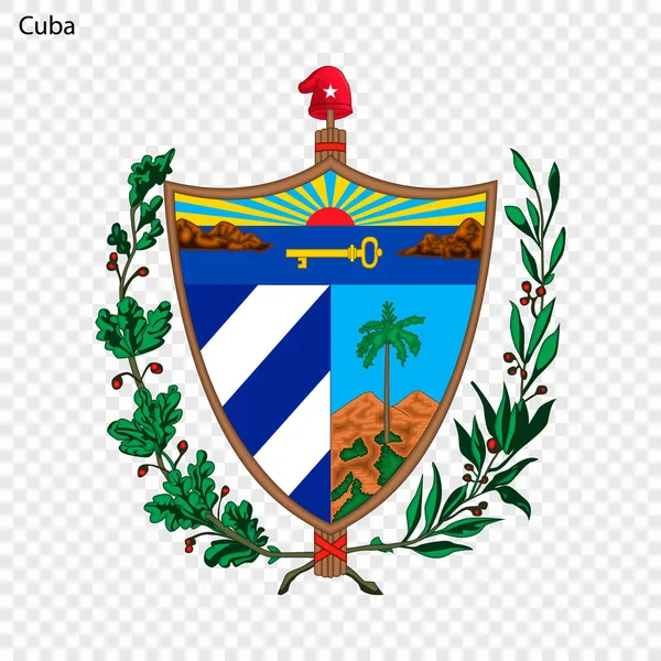 Symbol Kuby Godło — Wektor stockowy