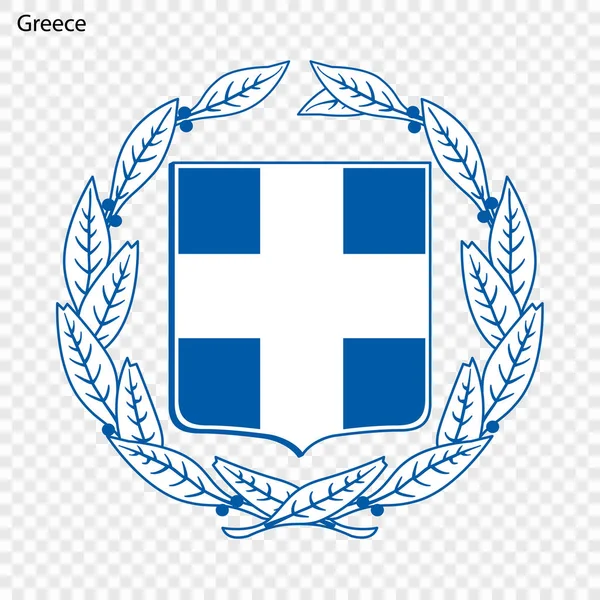 Símbolo Grecia Emblema Nacional — Archivo Imágenes Vectoriales