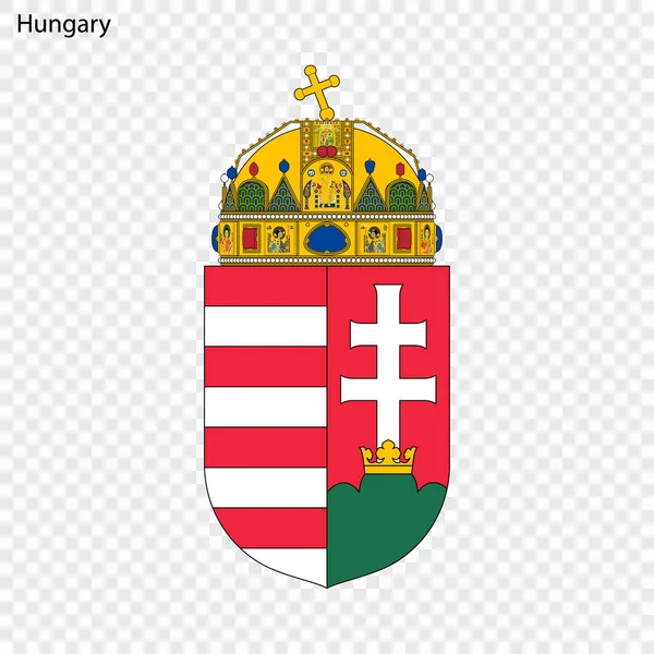 匈牙利的象征 — 图库矢量图片