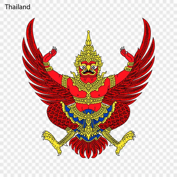 Symbol För Thailand Medborgareemblem — Stock vektor