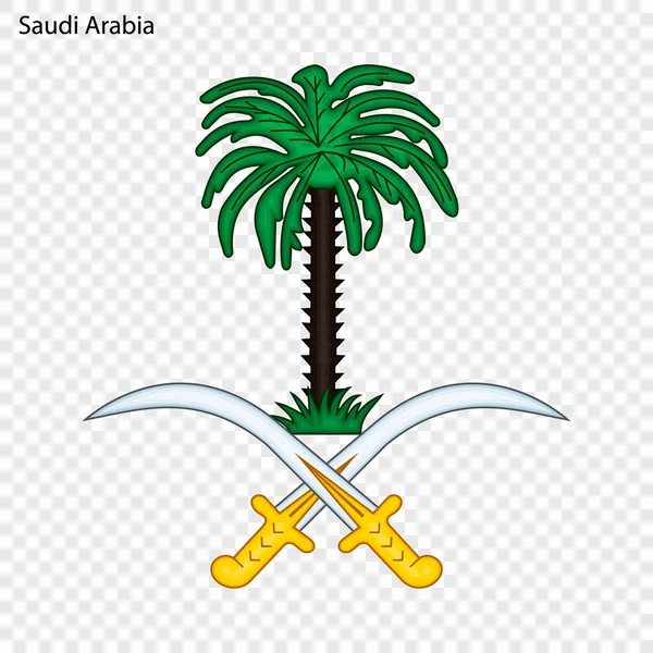 サウジアラビアのシンボルです — ストックベクタ