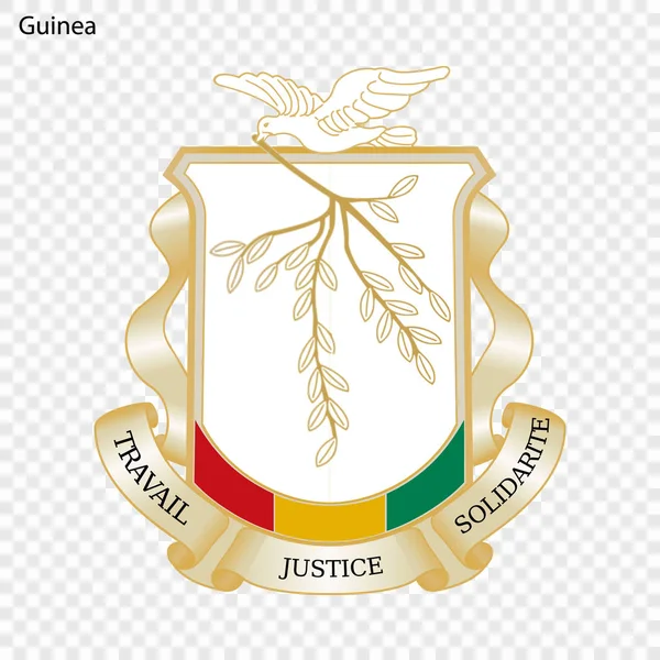 Symbol Von Guinea Hoheitszeichen — Stockvektor