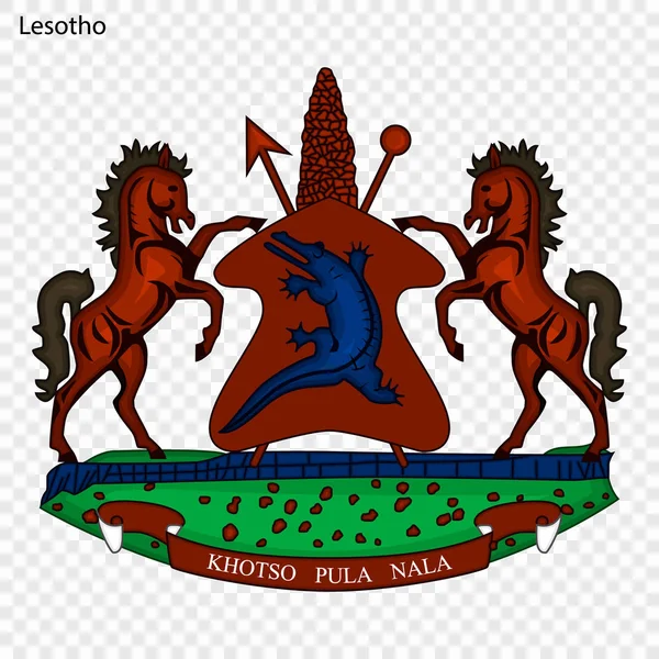 Símbolo Lesoto Símbolo Nacional — Vetor de Stock