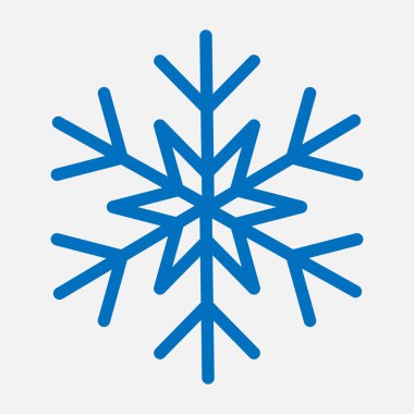 Kar tanesi şablon kış tatil kartları için vektör çizim