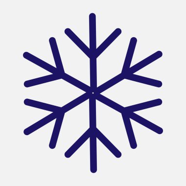 Kar tanesi şablon kış tatil kartları için vektör çizim