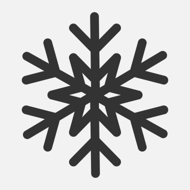 Kar tanesi şablon kış tatil kartları için vektör çizim