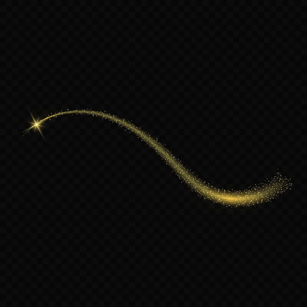 Színes Vektoros Illusztráció Arany Díszítő Elemek Mint Fekete Háttér Absztrakt — Stock Vector