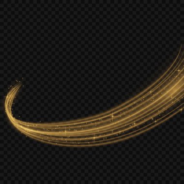 Siyah arka plan üzerinde altın dekoratif elemanları ile renkli vektör çizim. Tatil tasarımı için soyut şablonları 