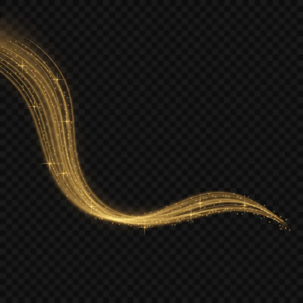 Πολύχρωμο Διάνυσμα Εικονογράφηση Χρυσά Διακοσμητικά Στοιχεία Μαύρο Φόντο Αφηρημένη Πρότυπα — Διανυσματικό Αρχείο