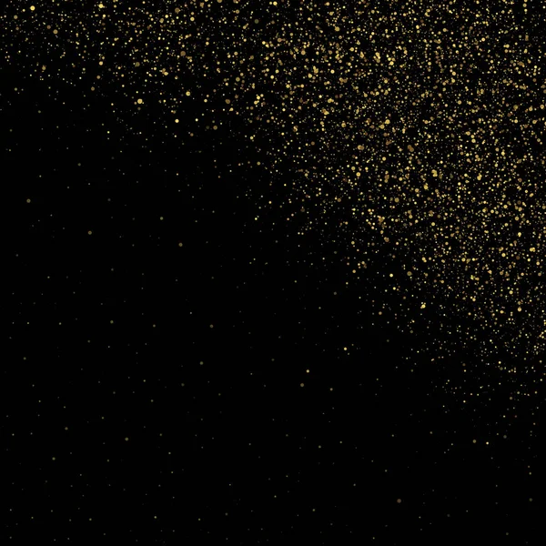 Színes Vektoros Illusztráció Arany Díszítő Elemek Mint Fekete Háttér Absztrakt — Stock Vector