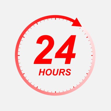 24 saat simgesi
