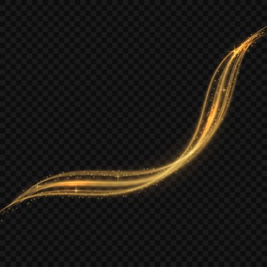 Siyah arka plan üzerinde altın dekoratif elemanları ile renkli vektör çizim. Tatil tasarımı için soyut şablonları 