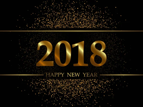 2018 kutlama kartı şablonu renkli vektör çizim