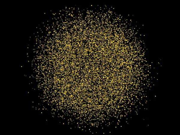 Πολύχρωμο Διάνυσμα Εικονογράφηση Χρυσά Διακοσμητικά Στοιχεία Μαύρο Φόντο Αφηρημένη Πρότυπα — Διανυσματικό Αρχείο
